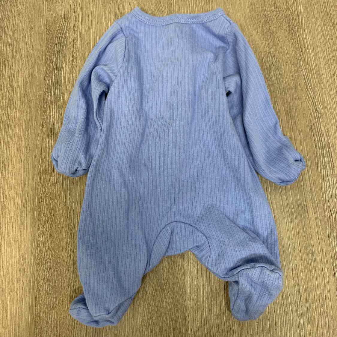 Size Preemie Blue Wonder Nation Footy PJs