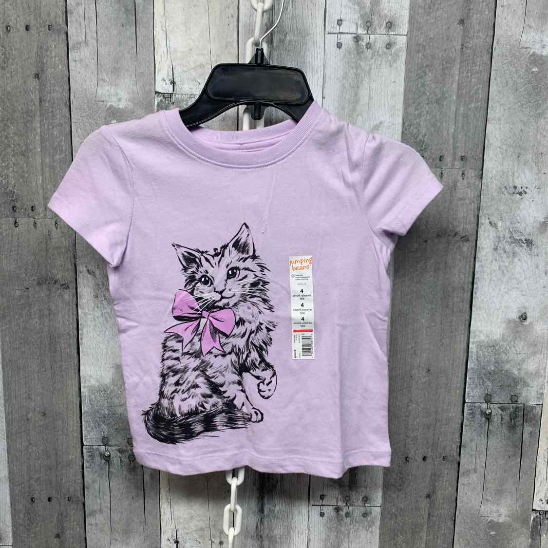 Size 4 Purple Graphic Jumping Beans T Shirt