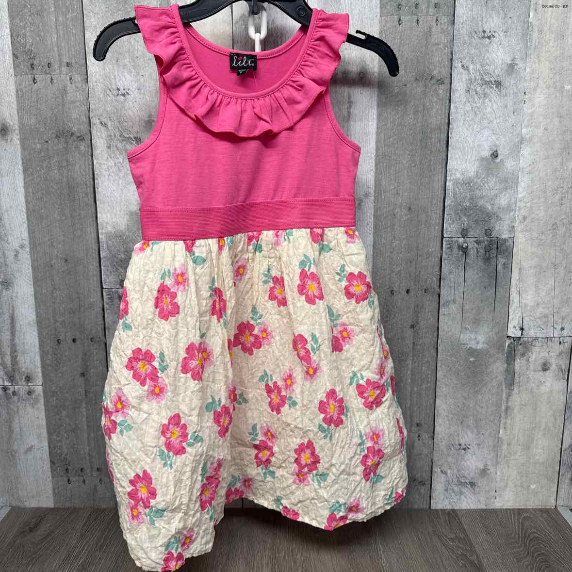 Size 6/6X Pink/White B Brand Dress
