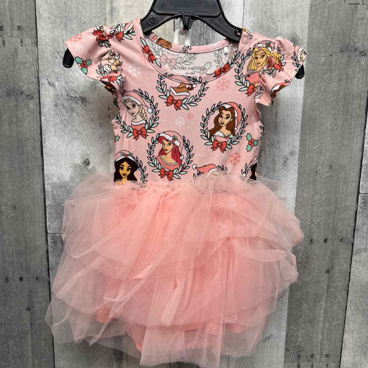 Size 12-18 Months Pink Graphic Bamboo Romper