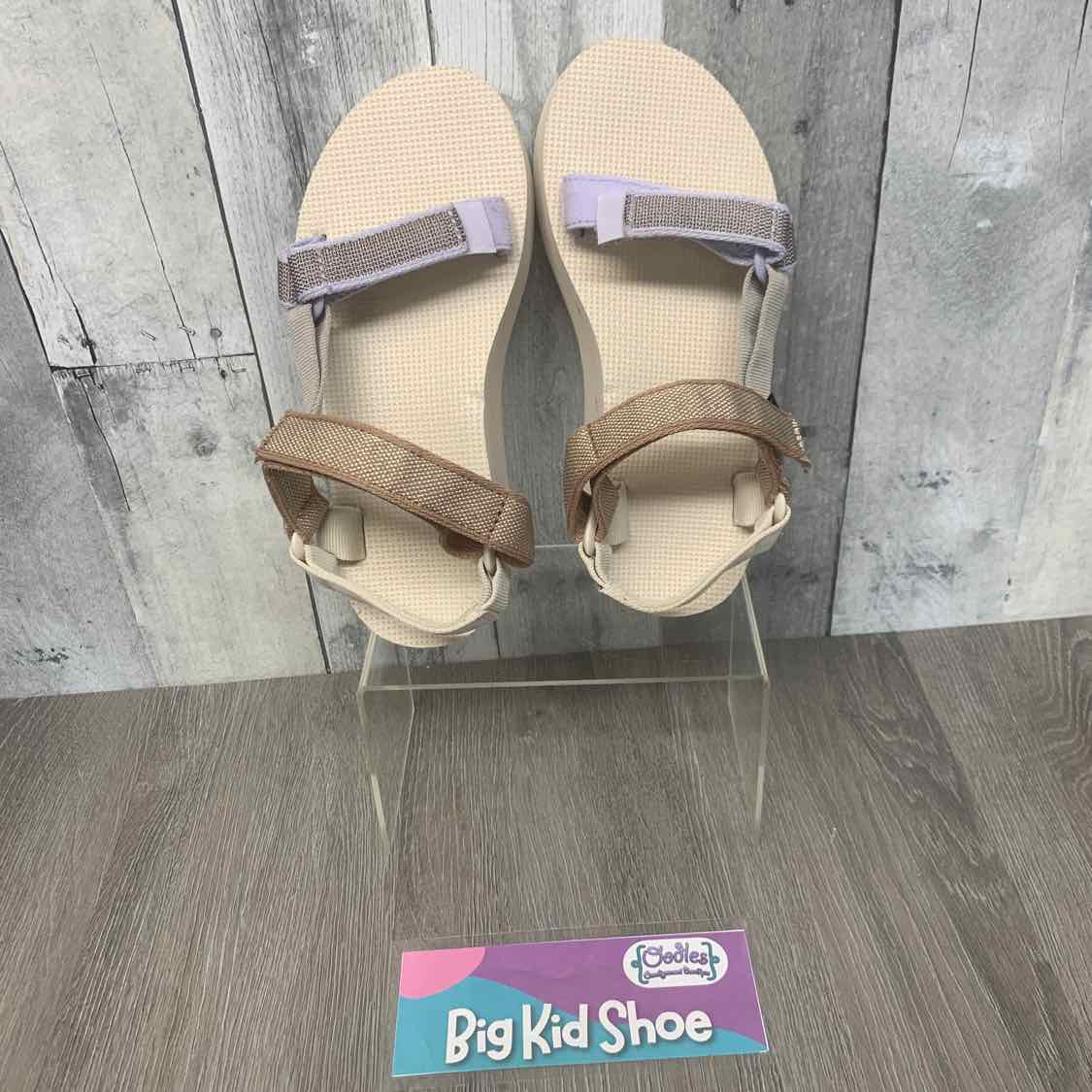 Size 6 Tan/Purple Name Brand Sandals