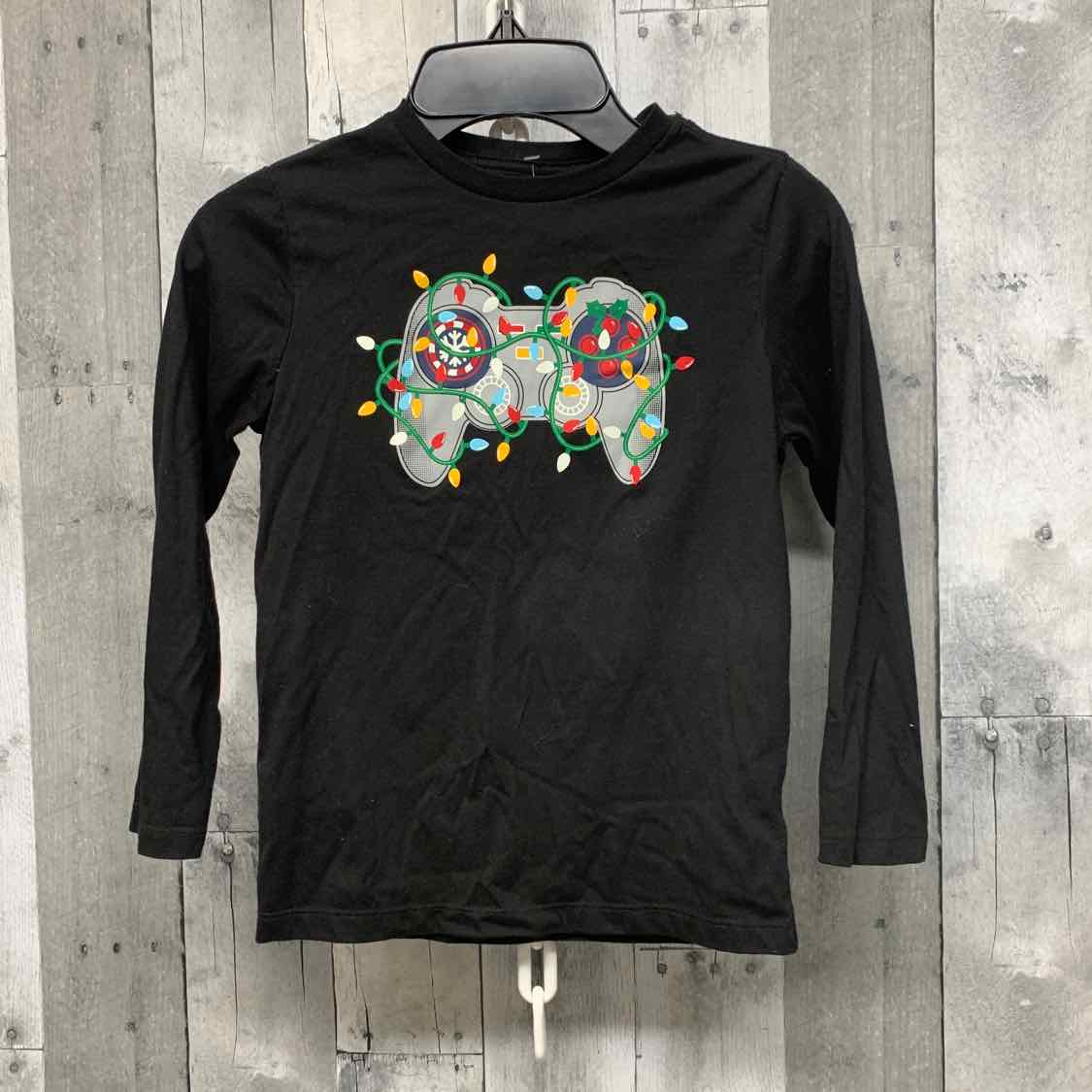 Size Small Black Graphic Holiday Brands Long Sleeve Shirt