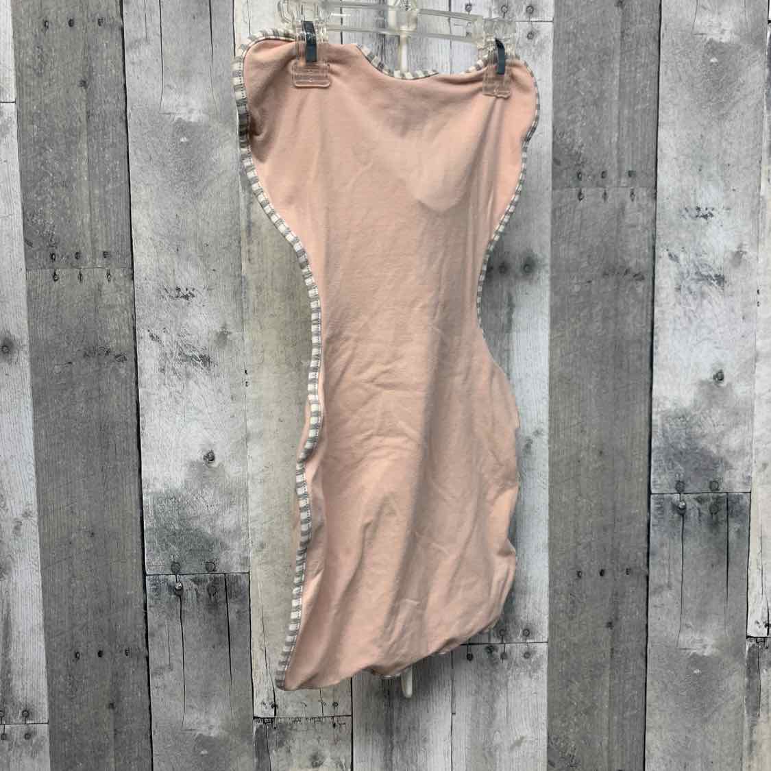 Size Small Pink/Gray Swaddle Me Swaddle