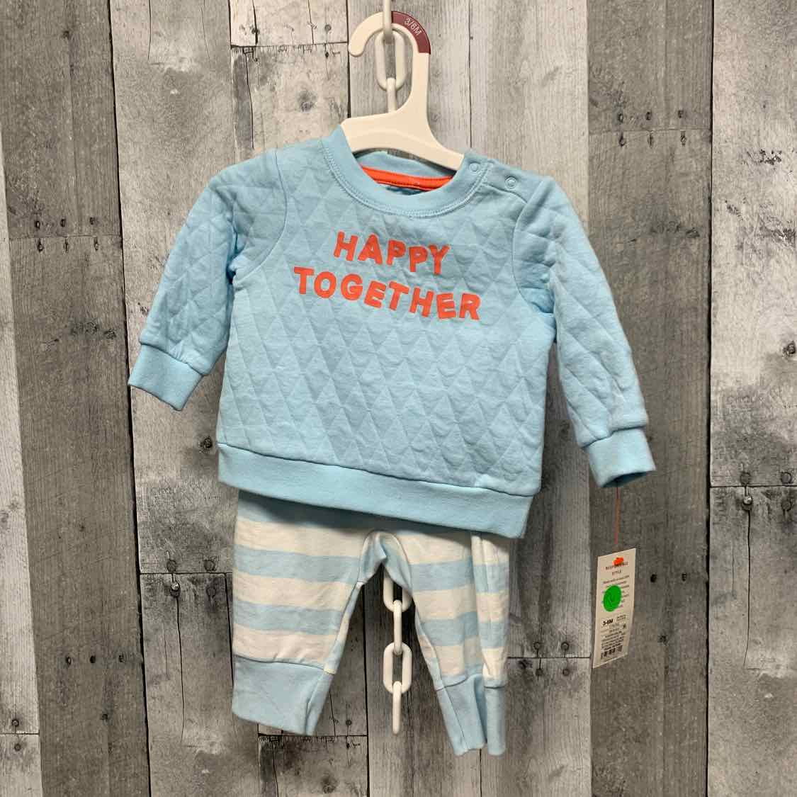 Size 3-6 Months Blue Cat & Jack Shirt/Pants