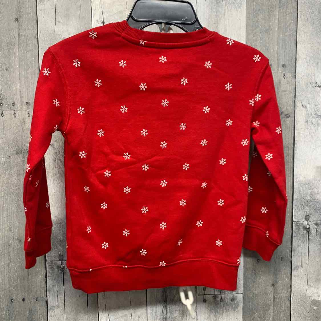 Size 6/6X Red Print Disney Sweat Shirt