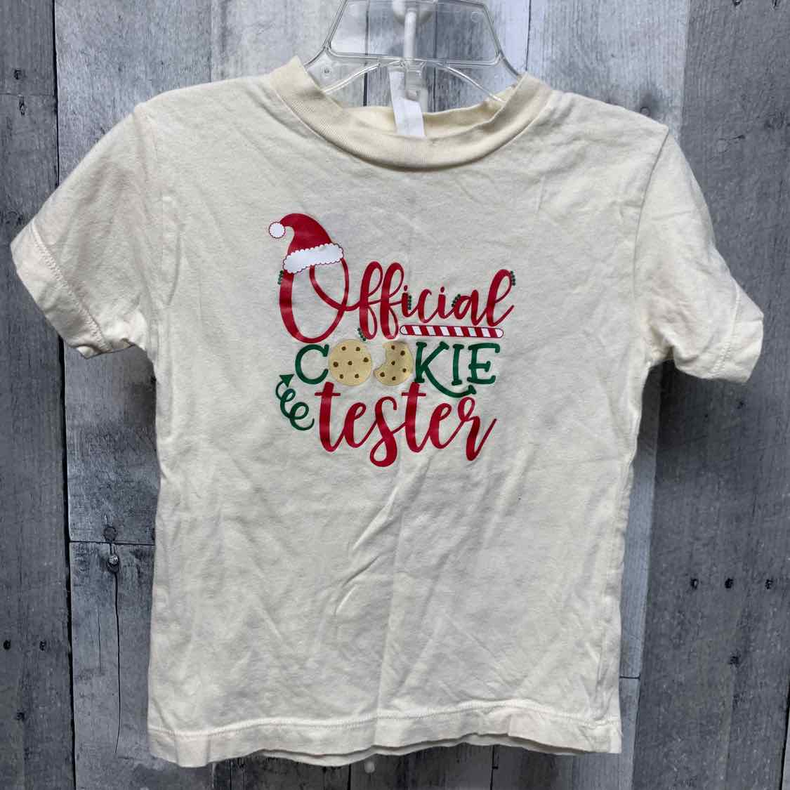 Size 2T Ivory Graphic B Brand T Shirt