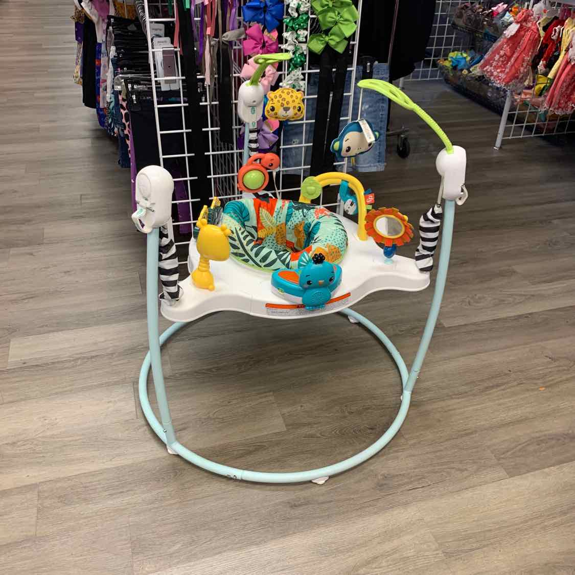 Fisher Price White/Teal Jumperoo