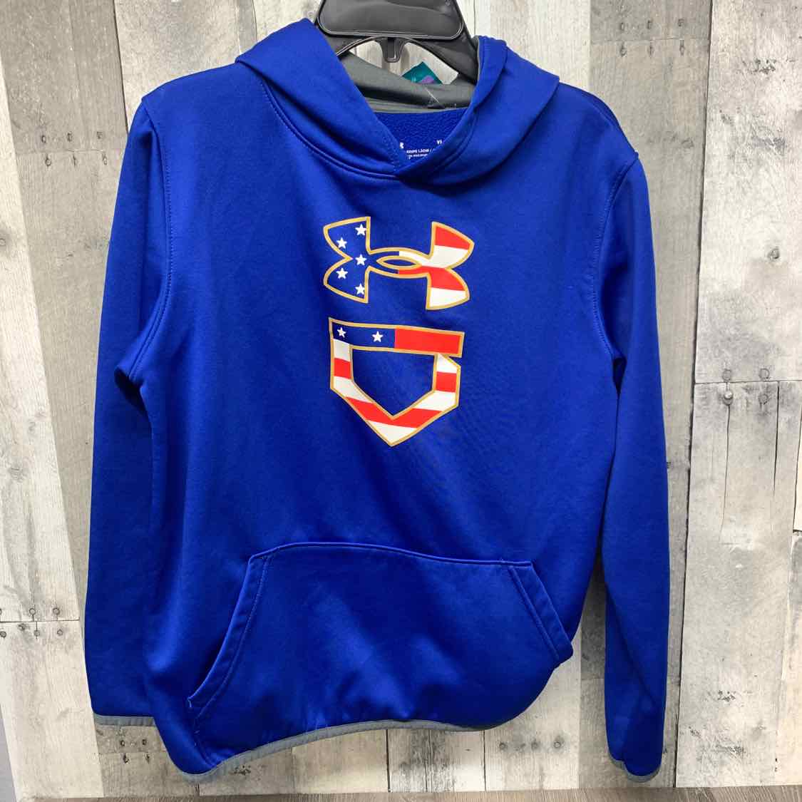Size Large Blue Sport Brand Pull Over