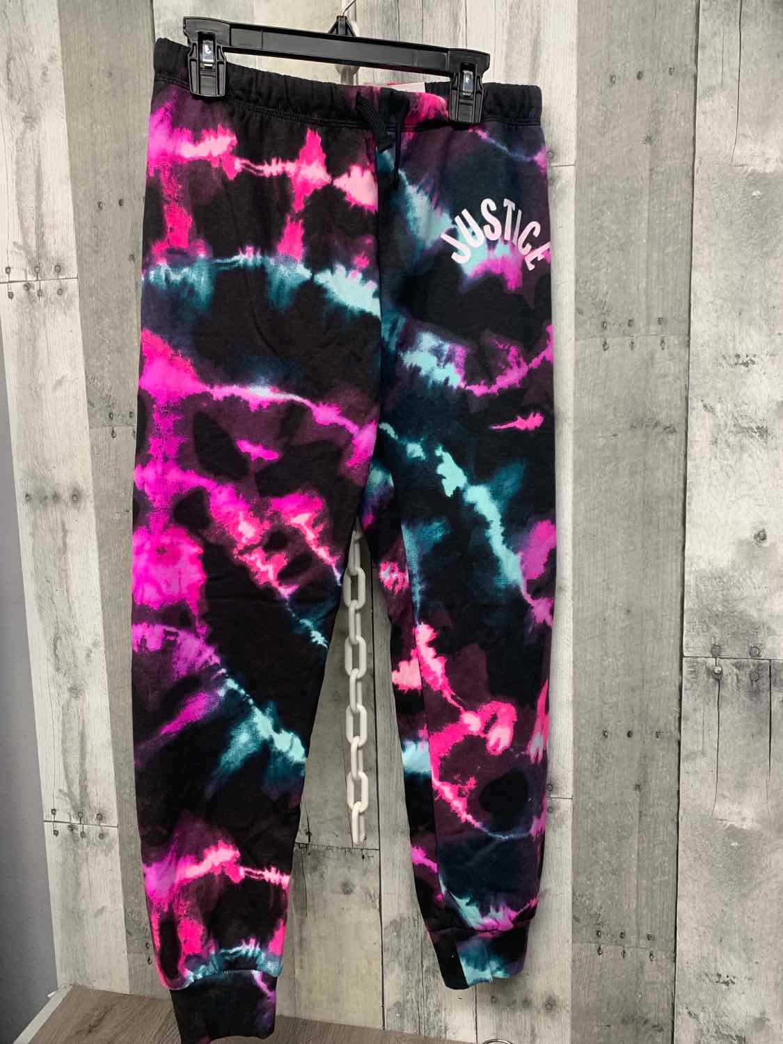 Size Medium Black/Pink Justice Athletic Pants