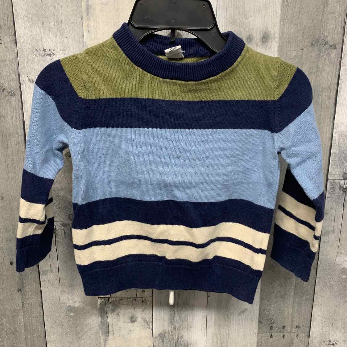 Size 4 Navy Striped Gap Sweater