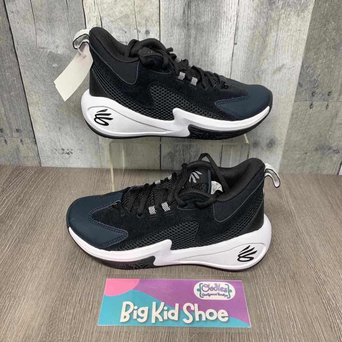 Size 4.5 Black/White Sport Brand Sneakers