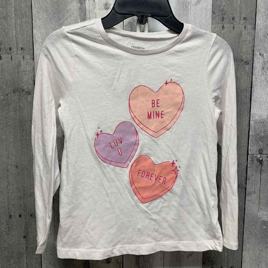 Size Medium White Osh Kosh Long Sleeve Shirt