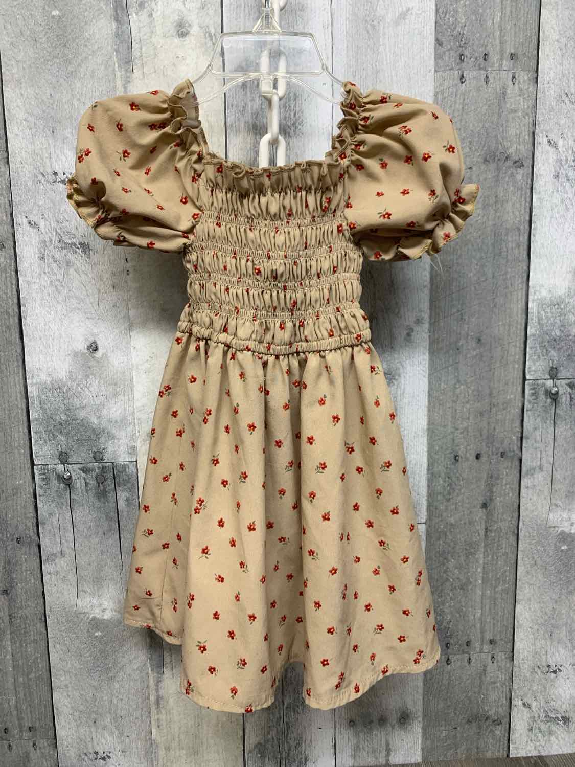 Size 2T Brown Bailey's Blossoms Dress