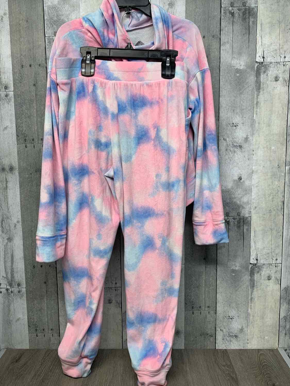 Size 14/16 Pink/Blue SO Sweats - 2pc