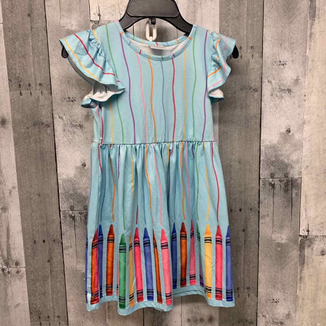 Size 5/6 Blue Print Boutique Brand Dress