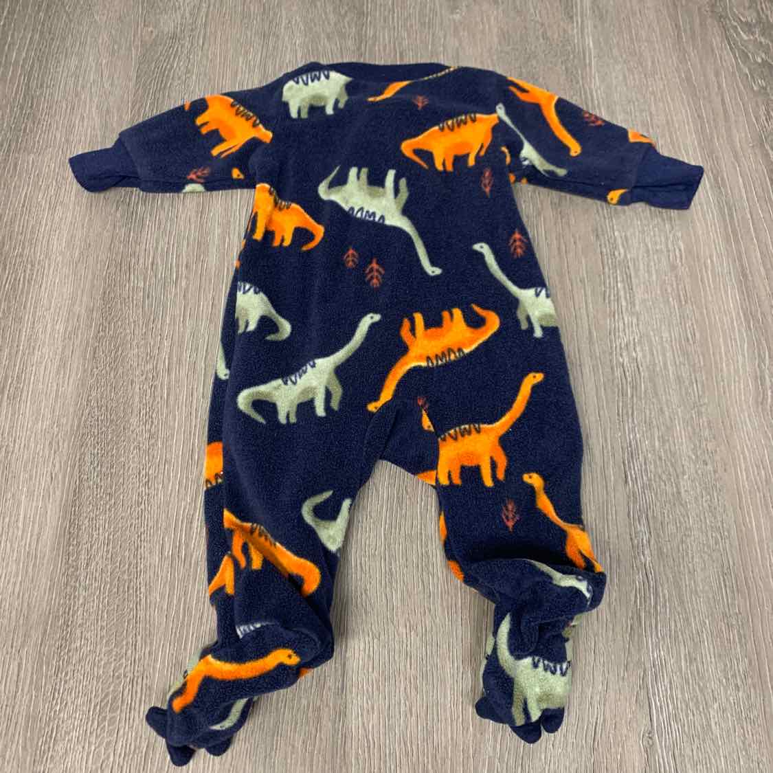 Size Preemie Navy Print Child of Mine Footy PJs