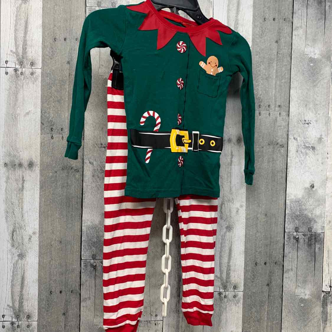 Size 4T Green/Red Children's Place 2pc PJs