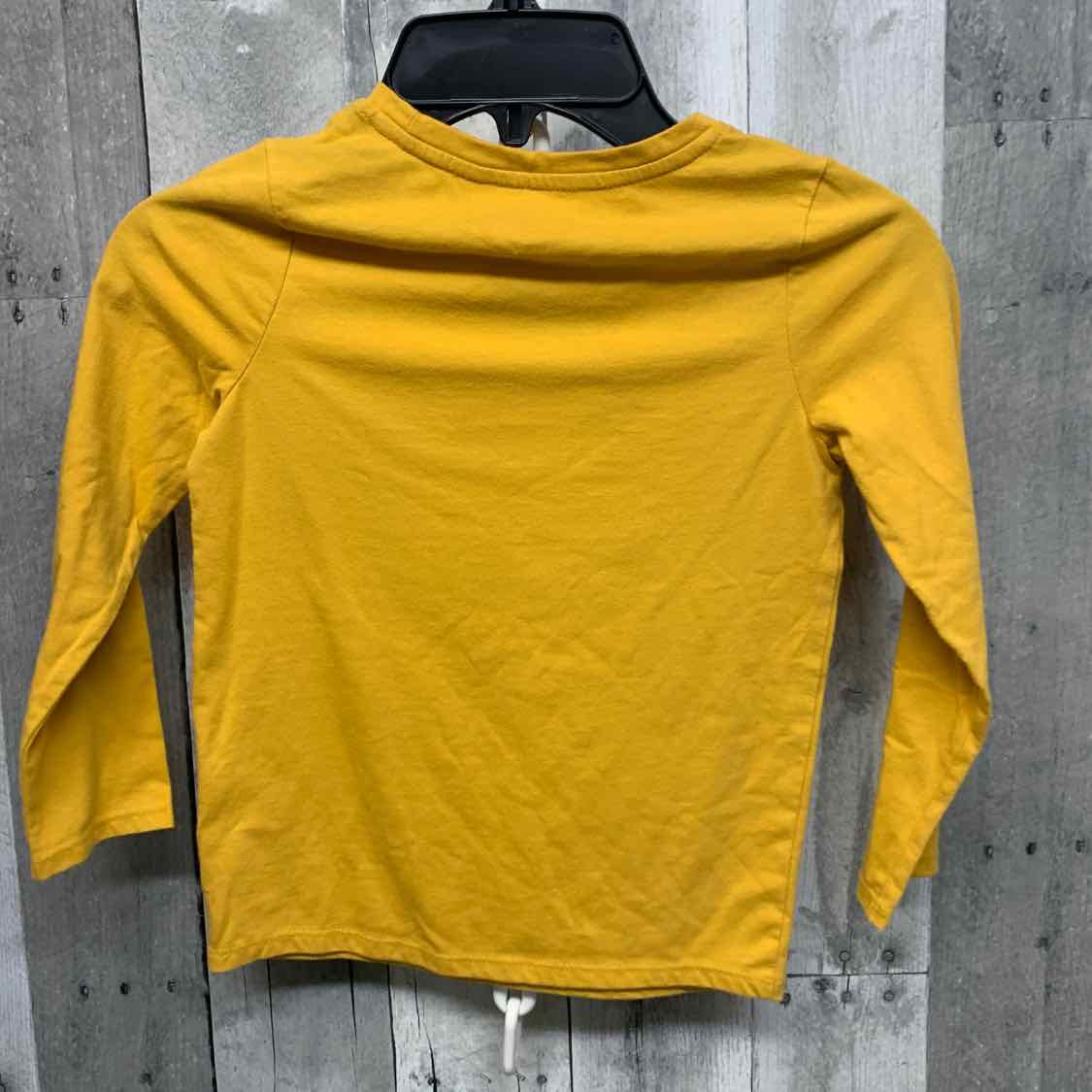 Size 4/5 Yellow Graphic Cat & Jack Long Sleeve Shirt