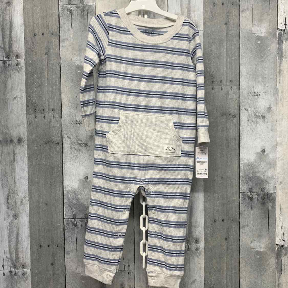Size 18 Months Gray/Navy Just One You Romper