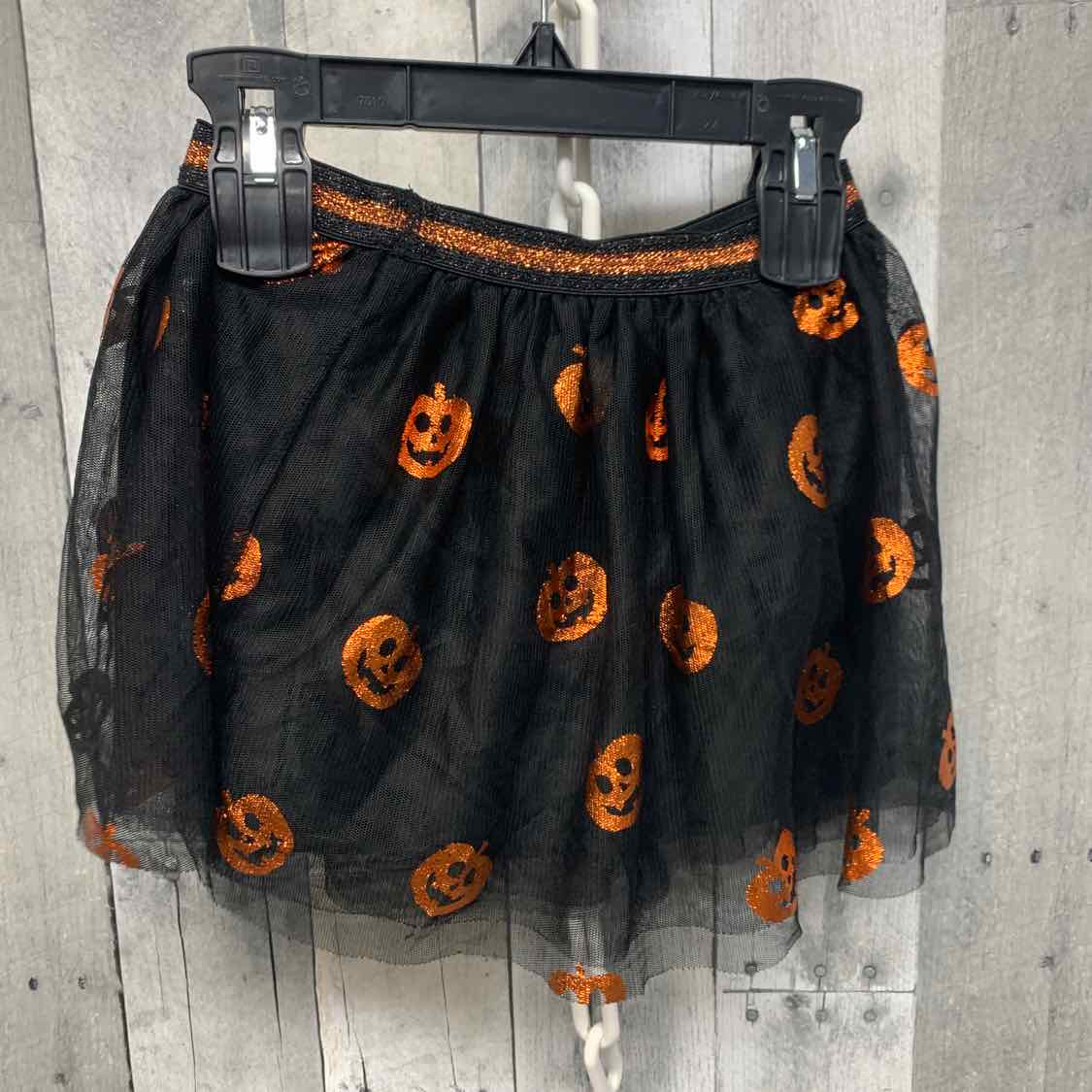 Size 6 Black/Orange Holiday Brands Skirt