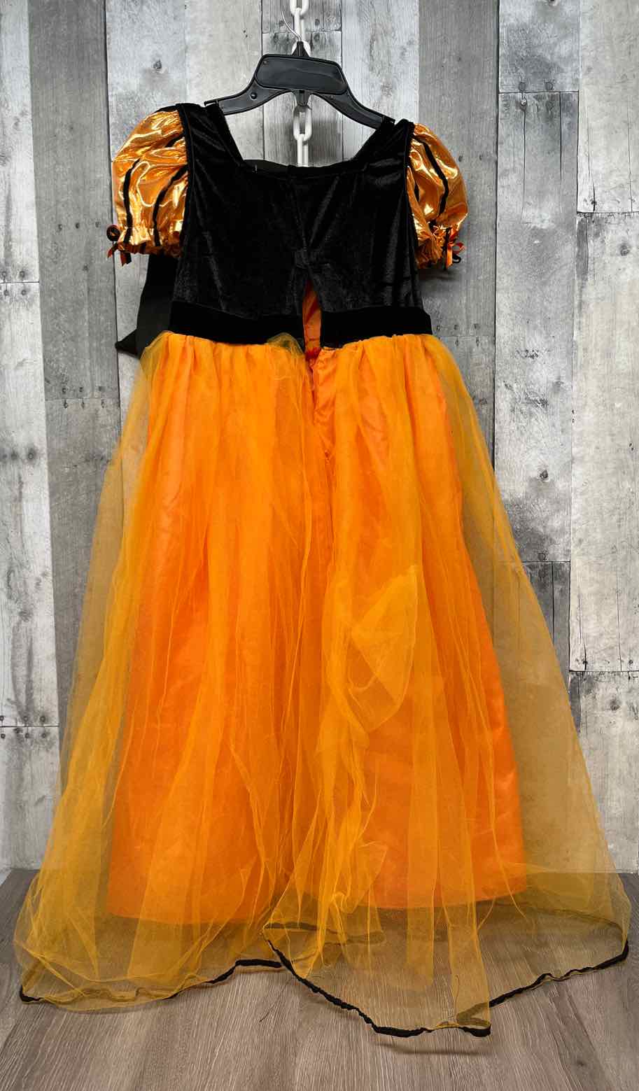 Target Black/Orange Size Medium Halloween Costume - Big Kid