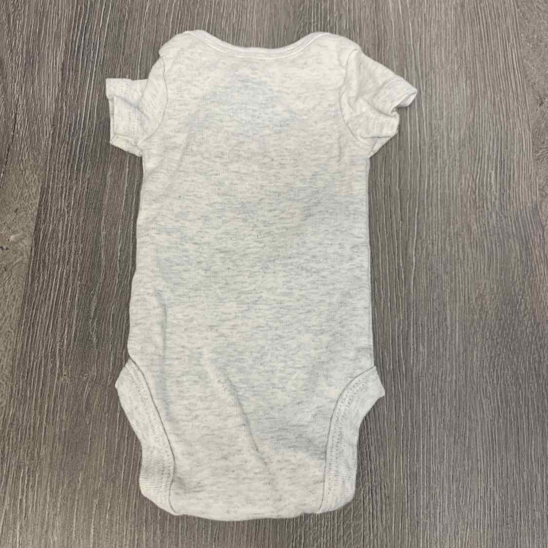 Size Preemie Gray/Yellow Child of Mine Bodysuit