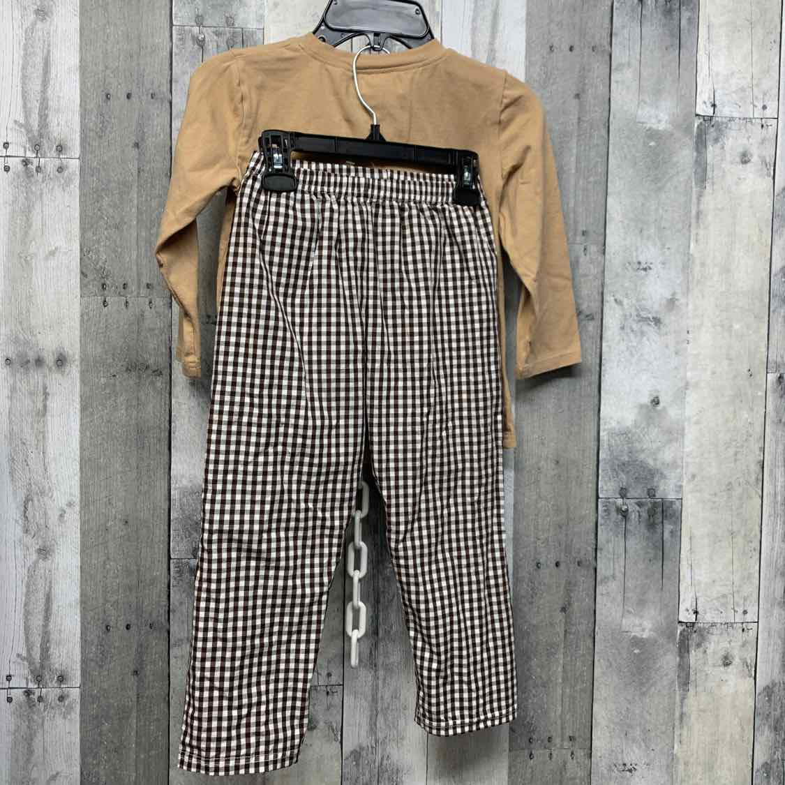 Size 5/6 Brown Boutique Brand Shirt/Pants