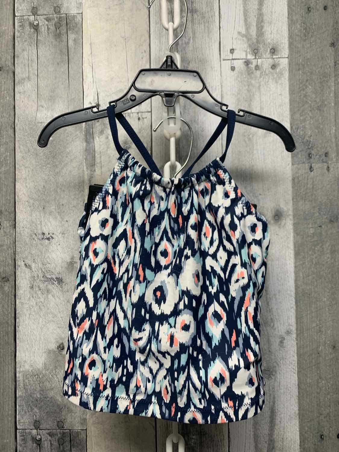 Size 3T Navy/Pink Osh Kosh Swim Suit - 2pc+