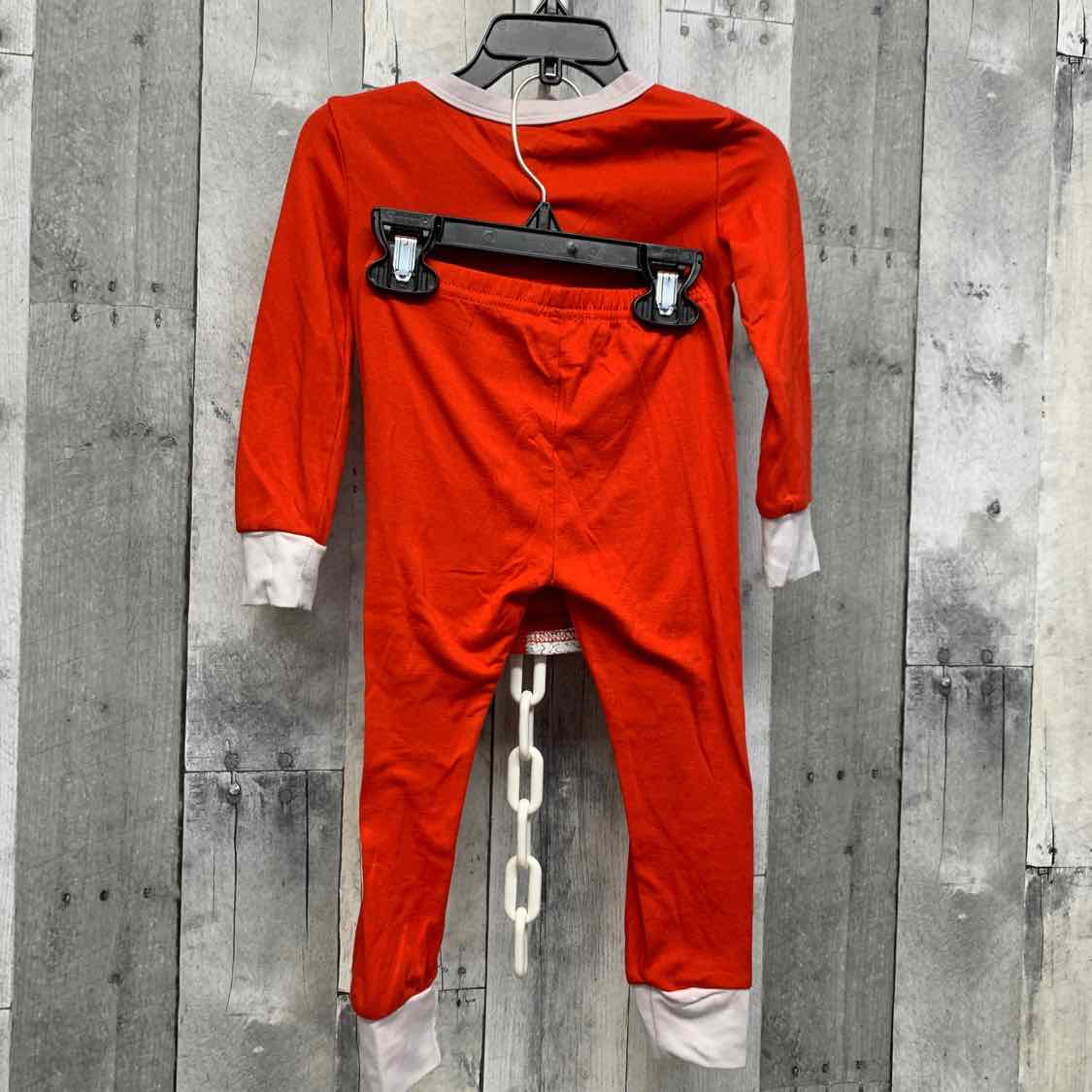 Size 3T Red/White B Brand 2pc PJs