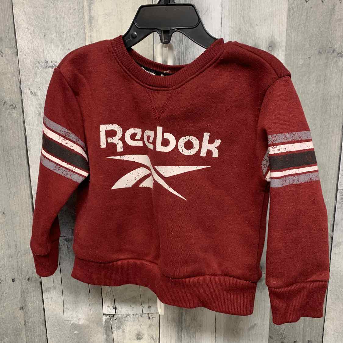 Size 2T Burgundy Reebok Sweat Shirt