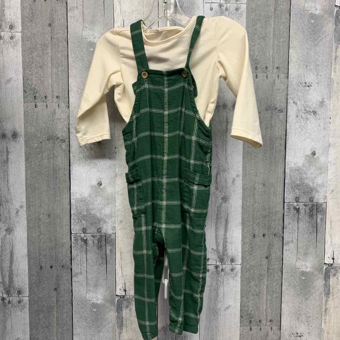 Size 12 Months Ivory/Green Cloud Island Shirt/Pants