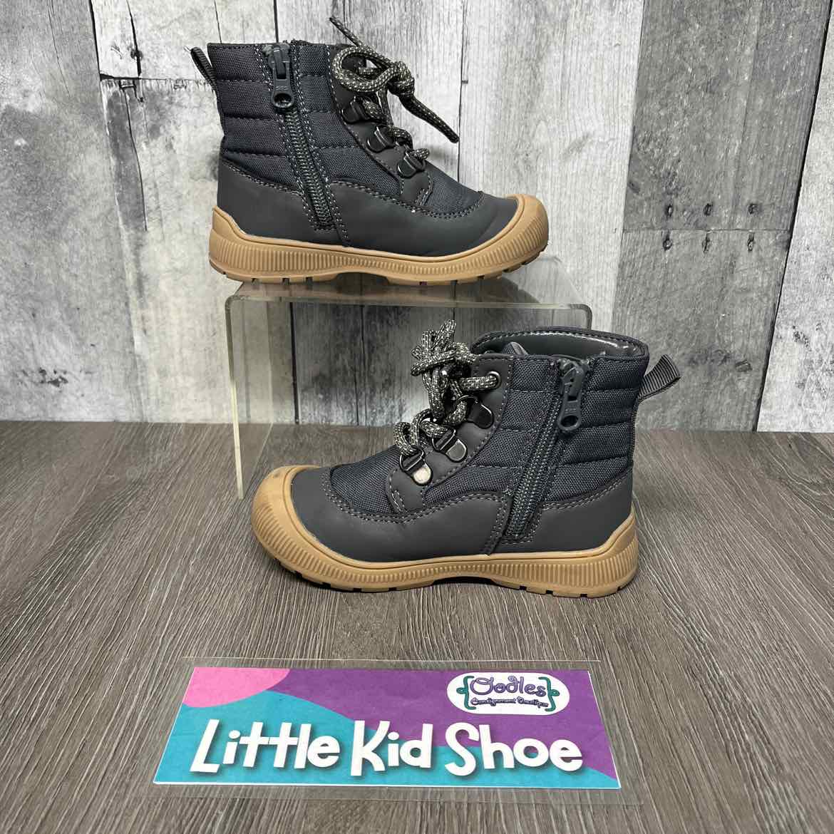 Size 8 Gray Cat & Jack Boots