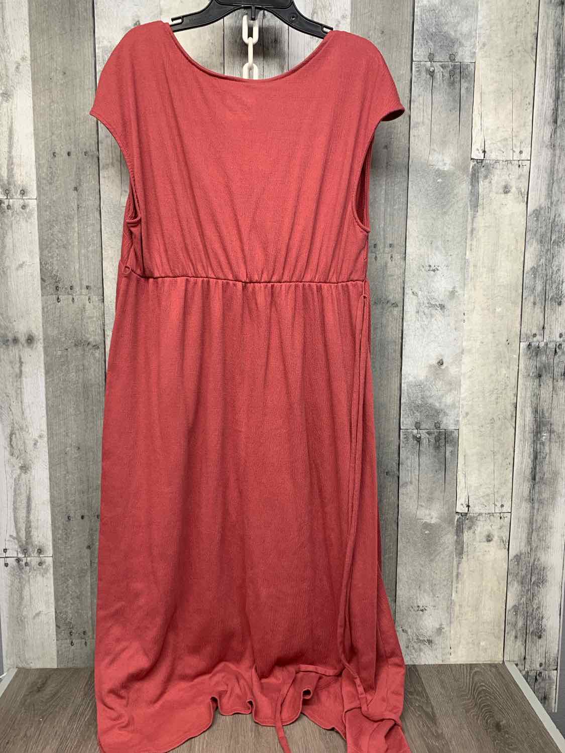 Size L Pink Isabel Maternity Dress - Short Sleeve