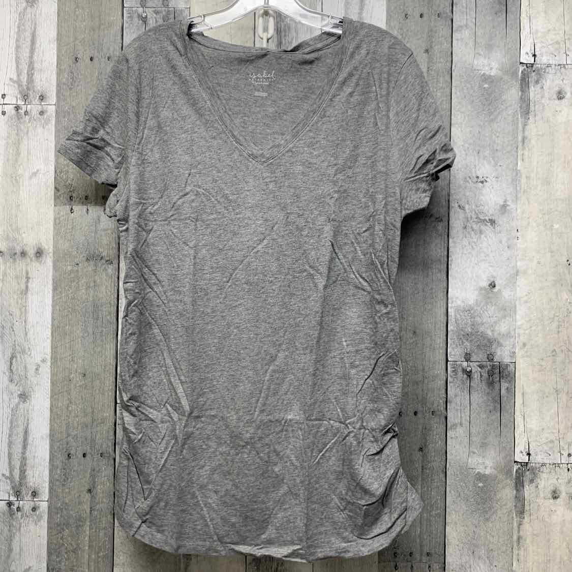 Size L Gray Isabel Maternity T Shirt