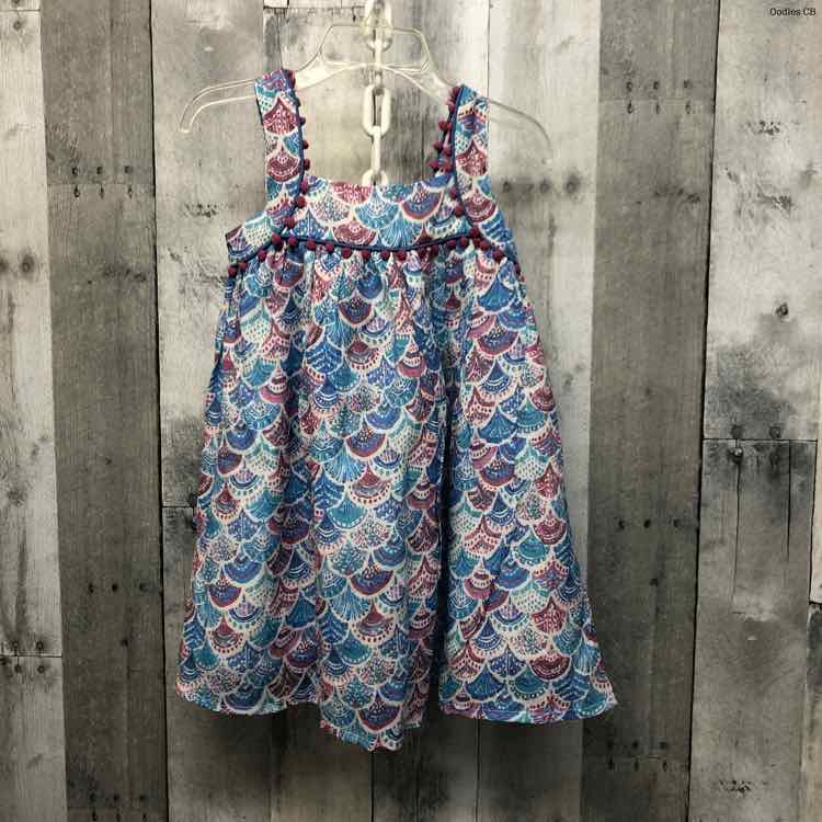 Size 3T Blue/Purple Boutique Brand Dress