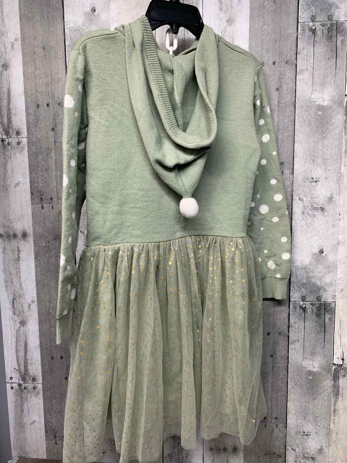 Size Large Green Hello Kitty LS Dress