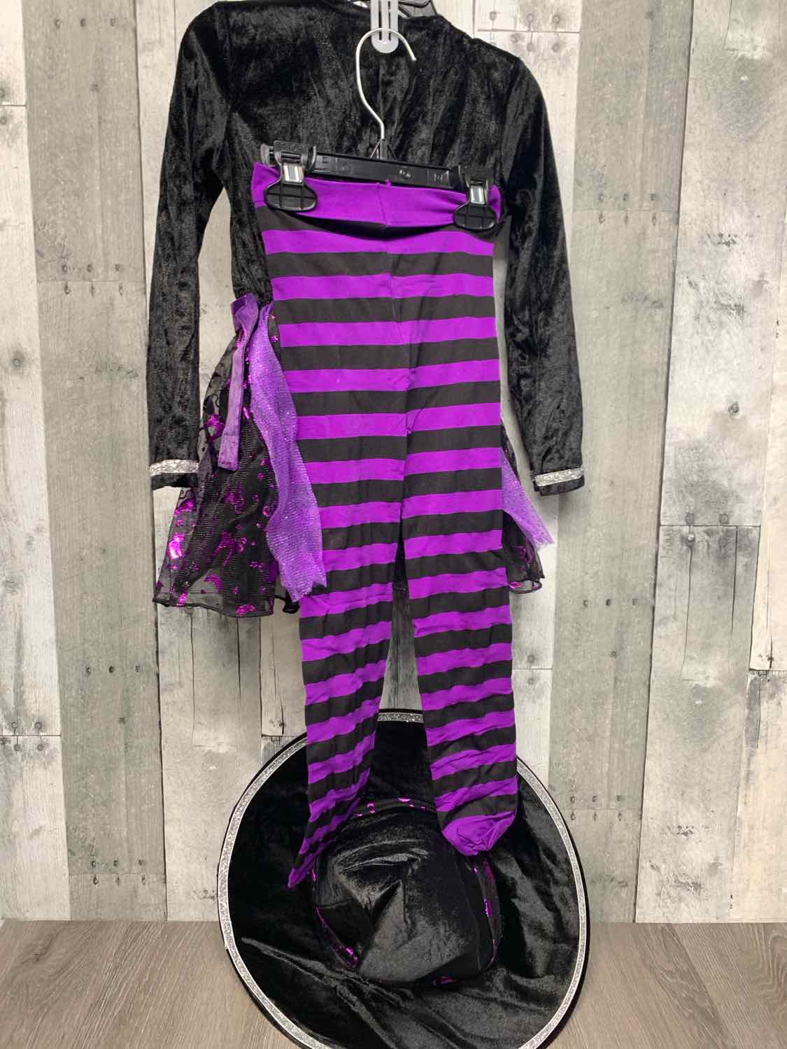 Spirit Black/Purple Size 3/4 Halloween Costume - Little Kid