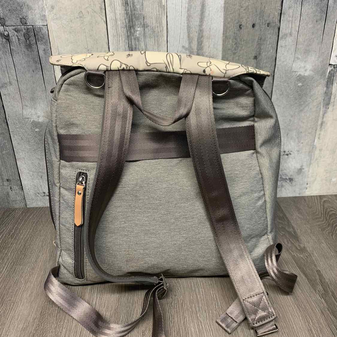 Petunia Pickle Gray Print Disney Diaper Bag