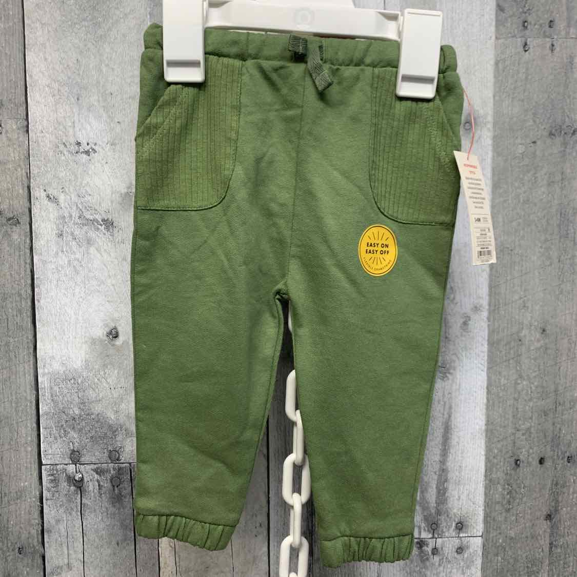 Size 3-6 Months Green Cat & Jack Athletic Pants