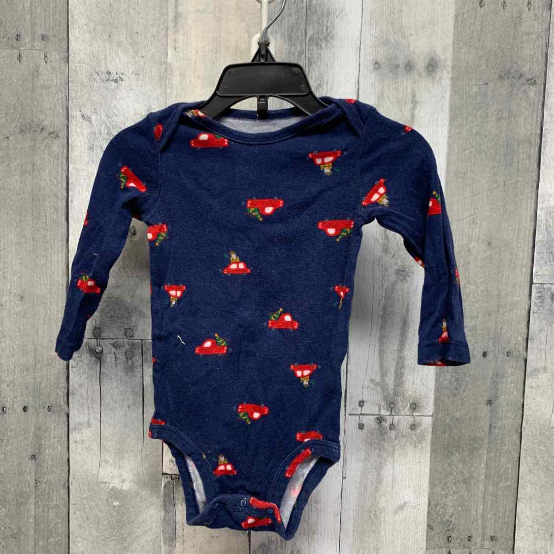 Size 12 Months Navy Print Carter's Bodysuit