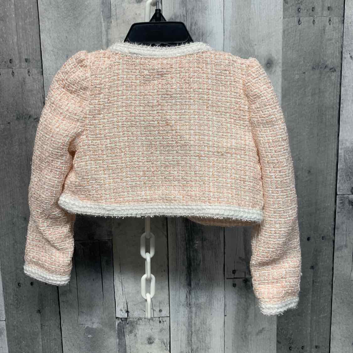Size 2T Pink/White B Brand Light Jacket