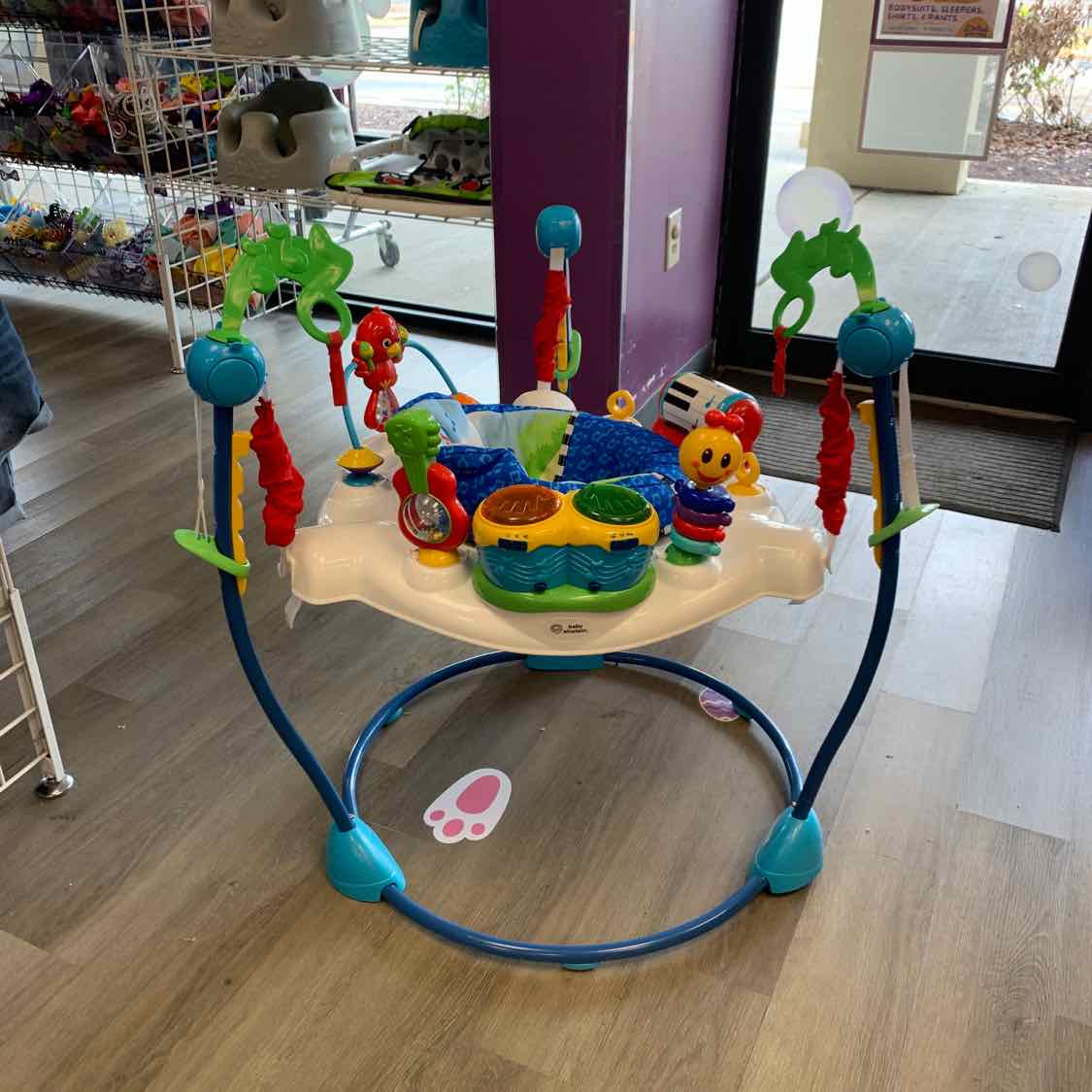 Baby Einstein White/Blue Jumperoo