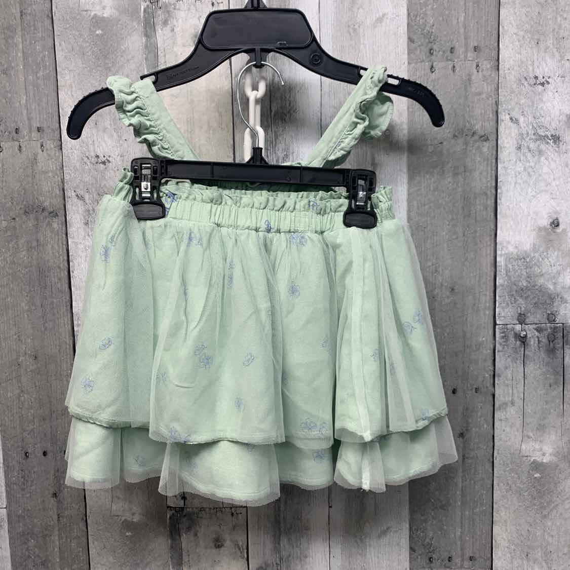 Size 4T Green/Blue Old Navy Shirt/Skirt