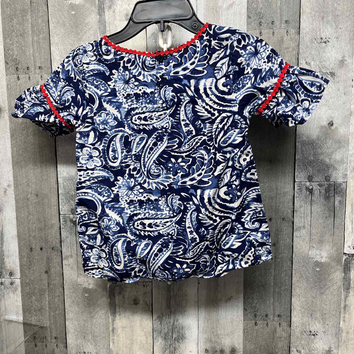 Size 6X Navy/White Nautica Short Sleeve Shirt