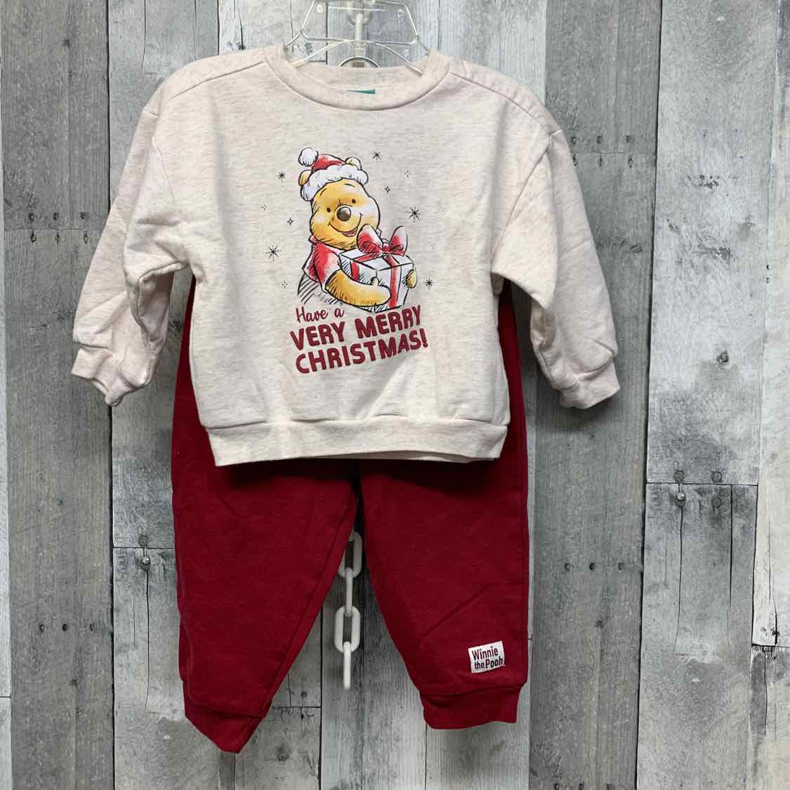 Size 24 Months Gray/Red Disney Sweats - 2pc