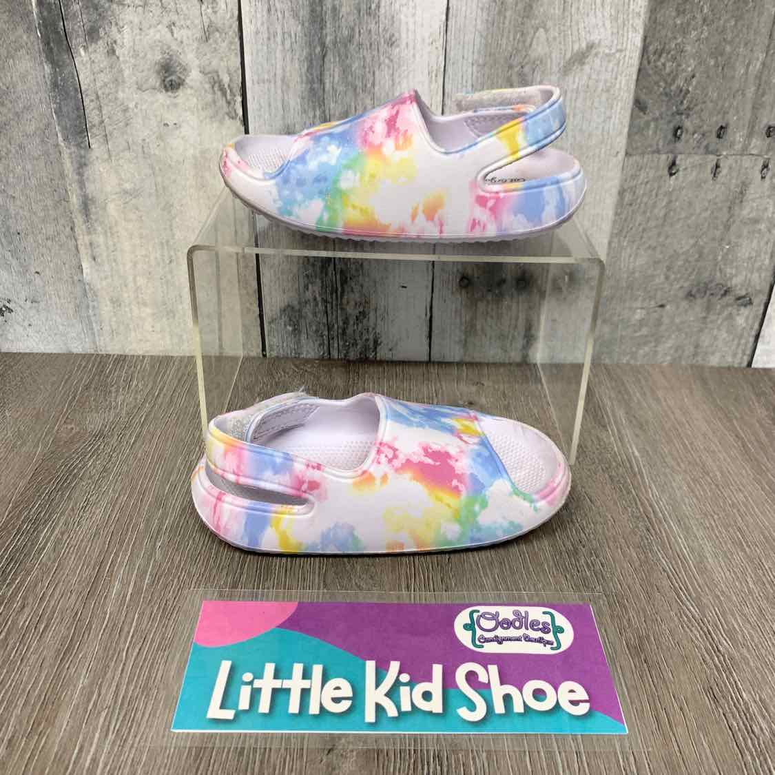 Size 8 White/Blue Cat & Jack Sandals