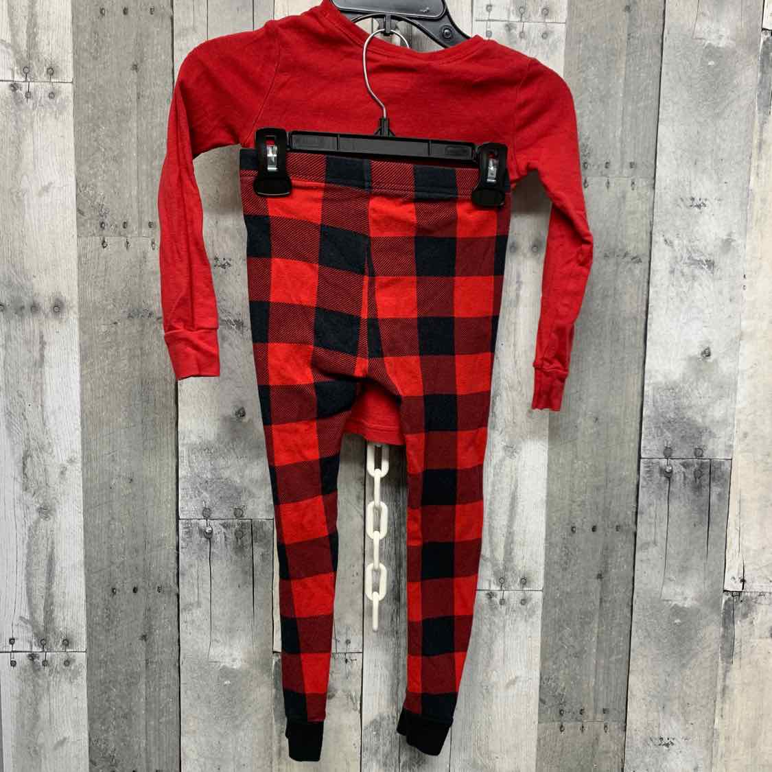 Size 5T Red/Black Old Navy 2pc PJs