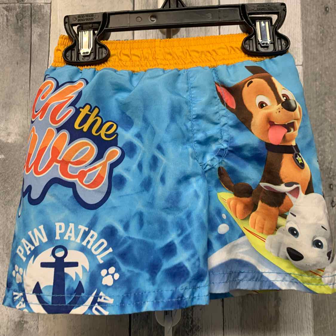 Size 12 Months Blue/Yellow Nickelodeon Swim Trunks