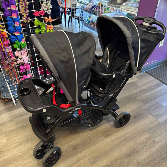 Baby Trend Black Double Stroller - Tandem