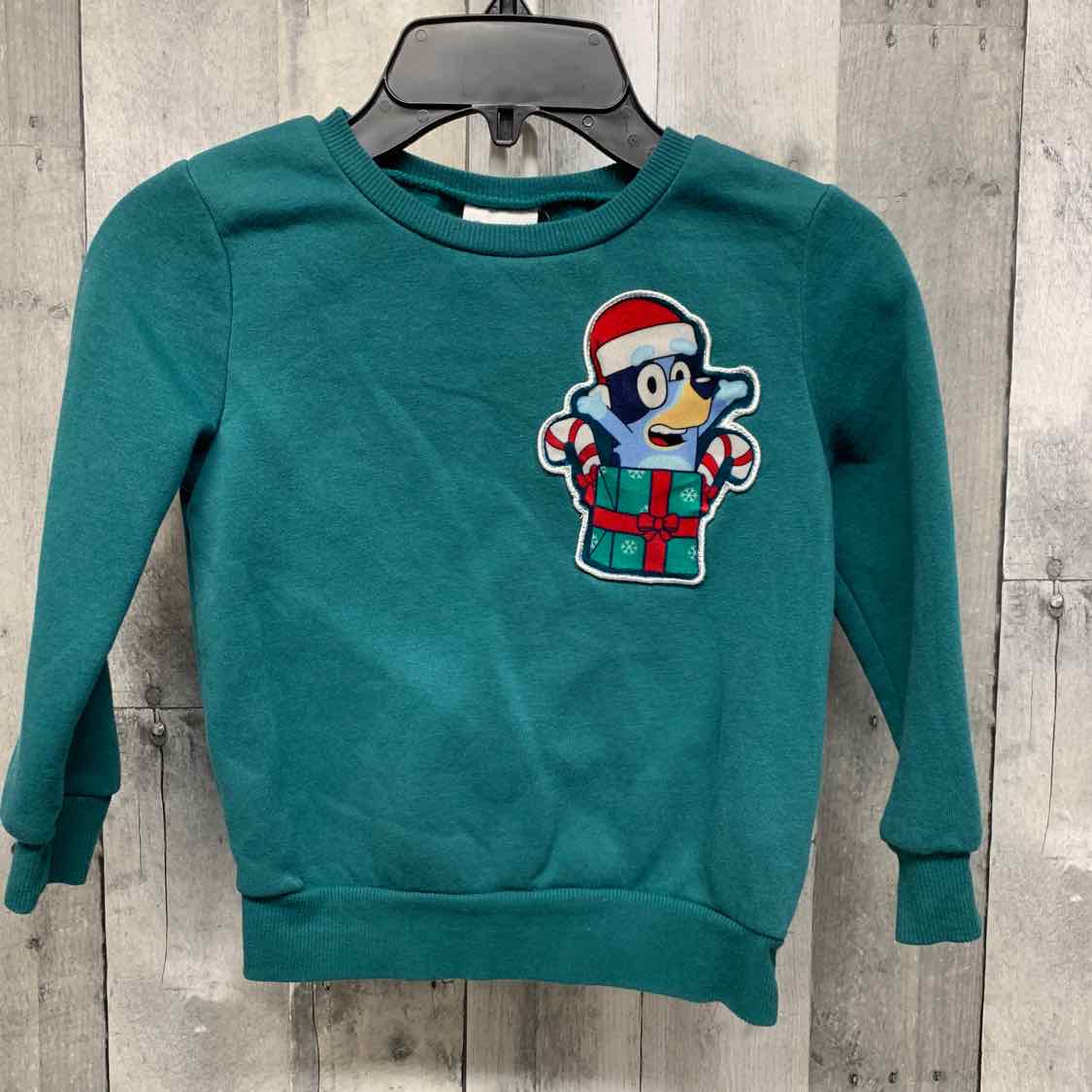 Size 5T Green Disney Sweat Shirt